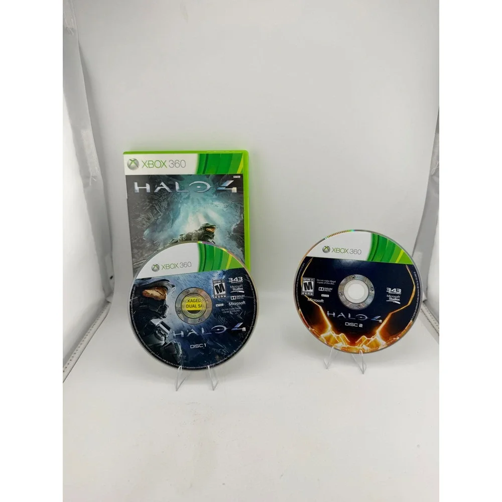 Halo 4 Xbox 360 Microsoft 2012 2-Disc Set Bundle Copy Master Chief Shooter‎ NTSC